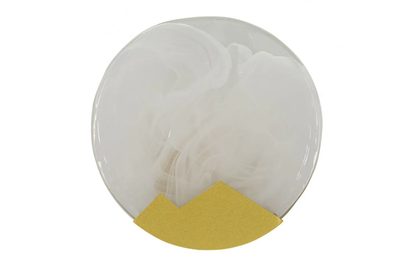 Lampetter<Mauro Ferretti Moderno Vägglampa Månen 20cm Guld