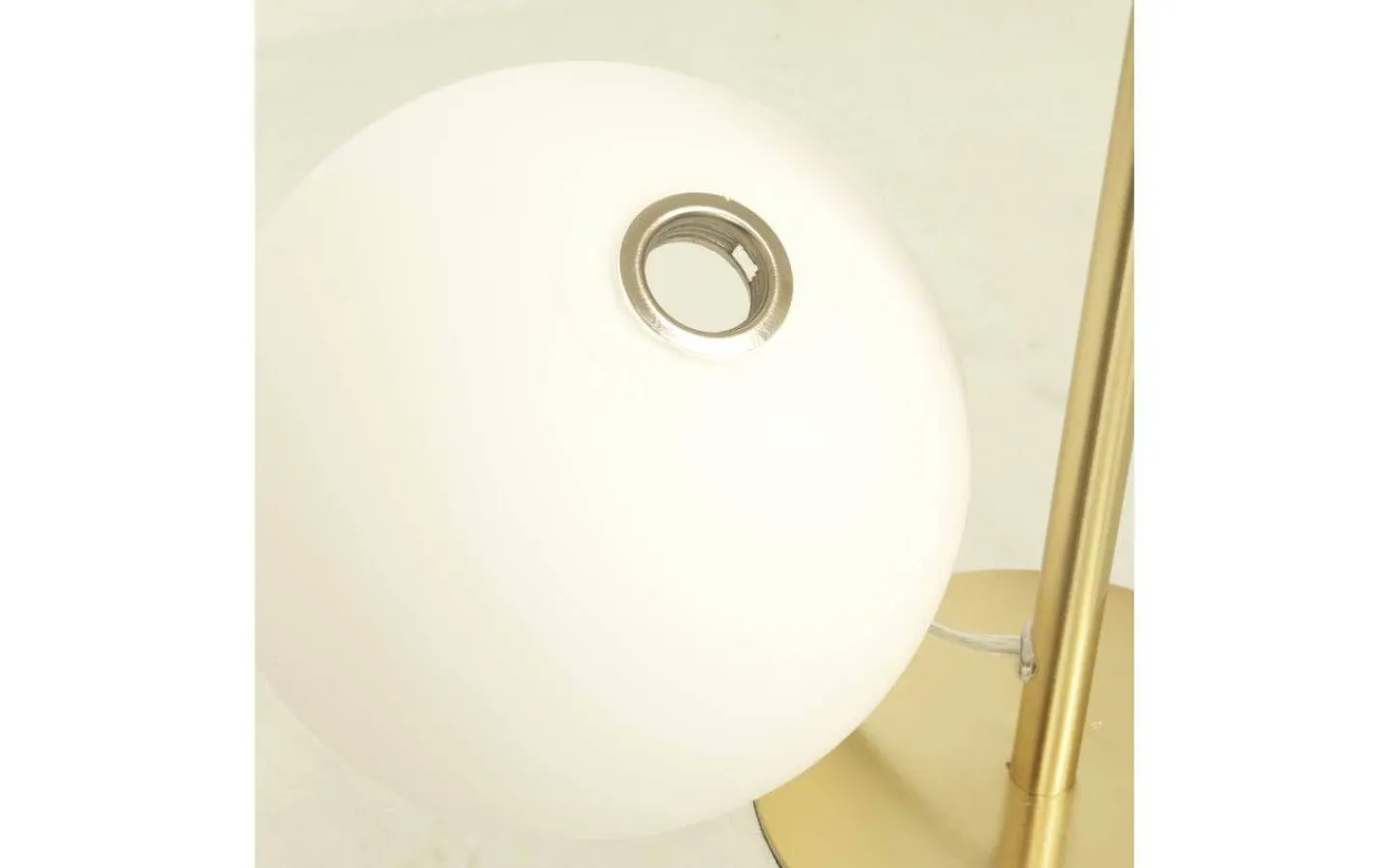 Aneta Molekyl Bordslampa 27cm Mässing/Opal* Vardagsrum|Bordslampor