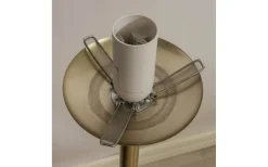 Molekyl Golvlampa 130cm Matt Mässing/Vit