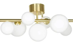 Hall & Trappa|Sovrum<Aneta Molekyl Plafond 58cm Mässing/Vit