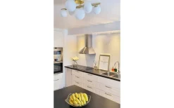 Hall & Trappa|Sovrum<Aneta Molekyl Plafond 58cm Mässing/Vit