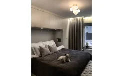 Hall & Trappa|Sovrum<Aneta Molekyl Plafond 58cm Mässing/Vit