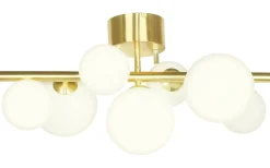 Hall & Trappa|Sovrum<Aneta Molekyl Plafond 58cm Mässing/Vit