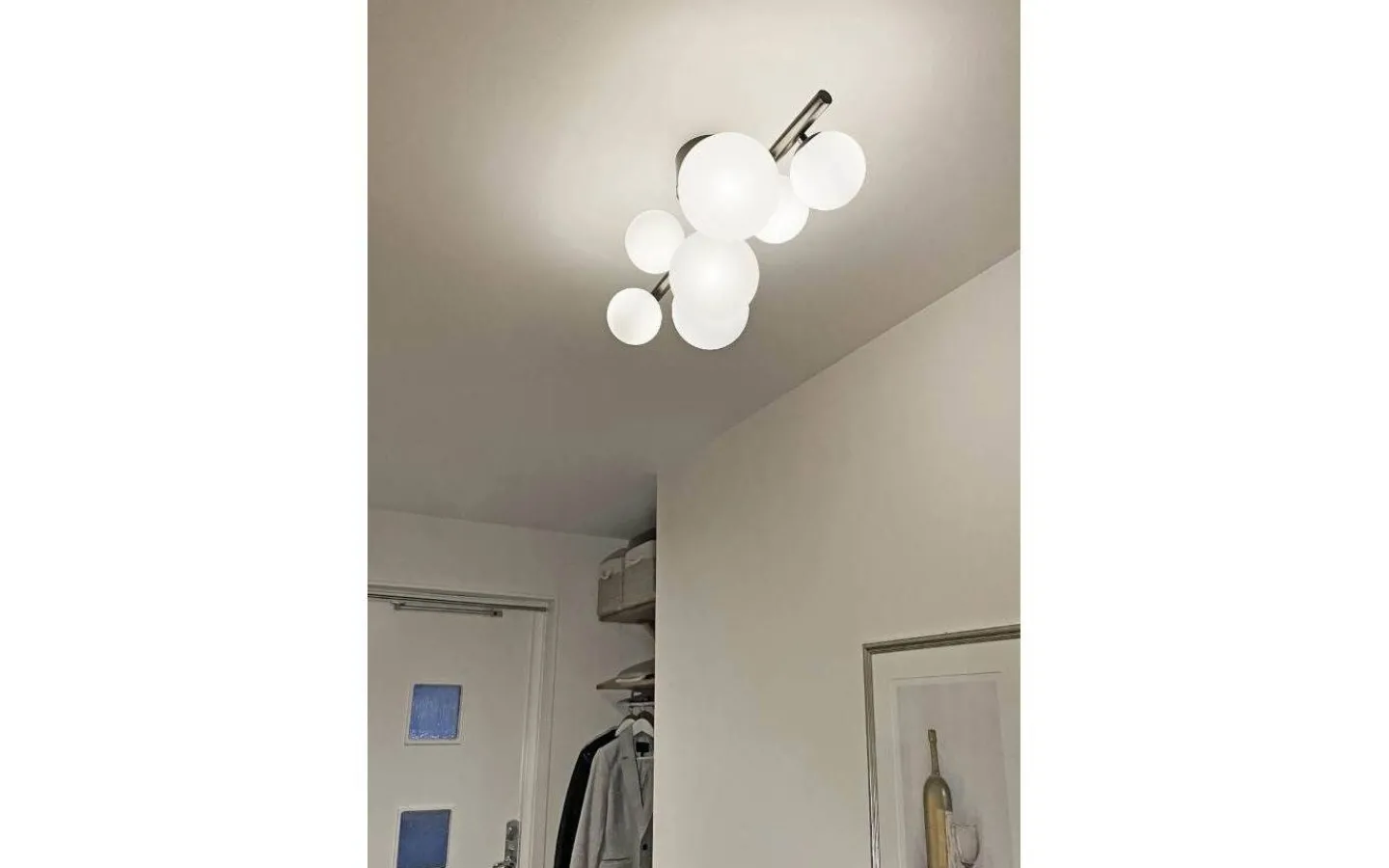 Aneta Molekyl Plafond 58cm Tenn/Vit* Hall & Trappa|Sovrum