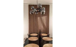 Molekyl Taklampa 50cm 10L Svart/Rök