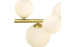 Aneta Molekyl Taklampa 85cm Mässing/Vit* Kök & Matplats|Avlånga Taklampor