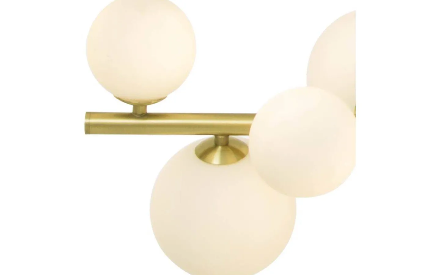 Aneta Molekyl Taklampa 85cm Mässing/Vit* Kök & Matplats|Avlånga Taklampor