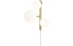Aneta Molekyl Vägglampa Mässing/Vit* Vardagsrum|Hall & Trappa