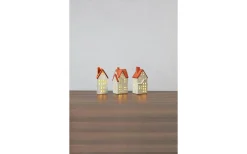 Markslojd Molton Batteridriven Bordsdekoration 3-set Vit/Brun* Batteri Julpynt Inomhus