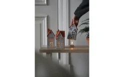 Markslojd Molton Batteridriven Bordsdekoration 3-set Vit/Brun* Batteri Julpynt Inomhus