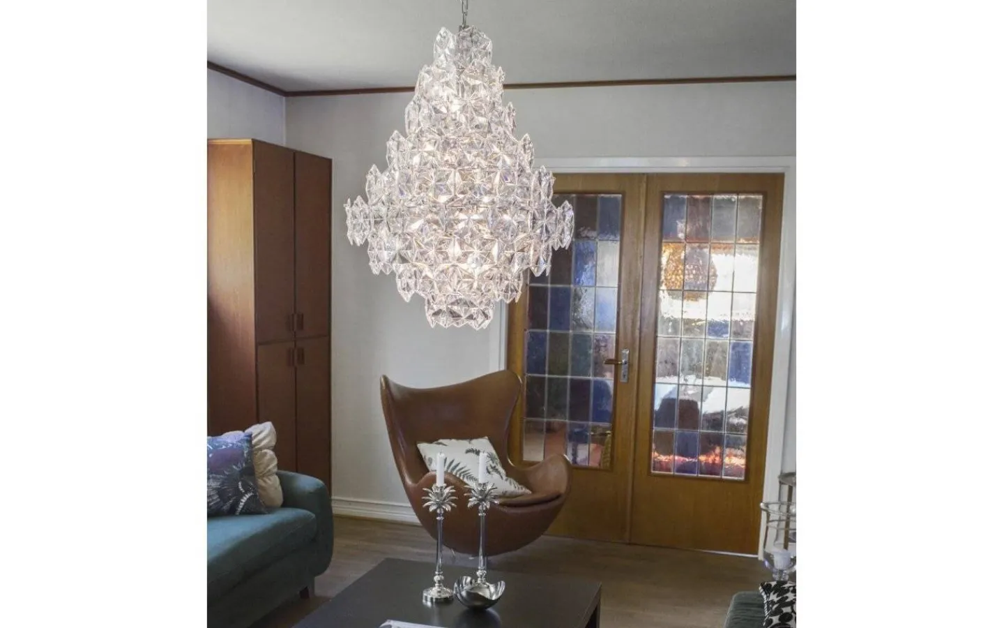 By Rydens Monarque Grande Taklampa 58cm Klar* Vardagsrum|Kristallampor