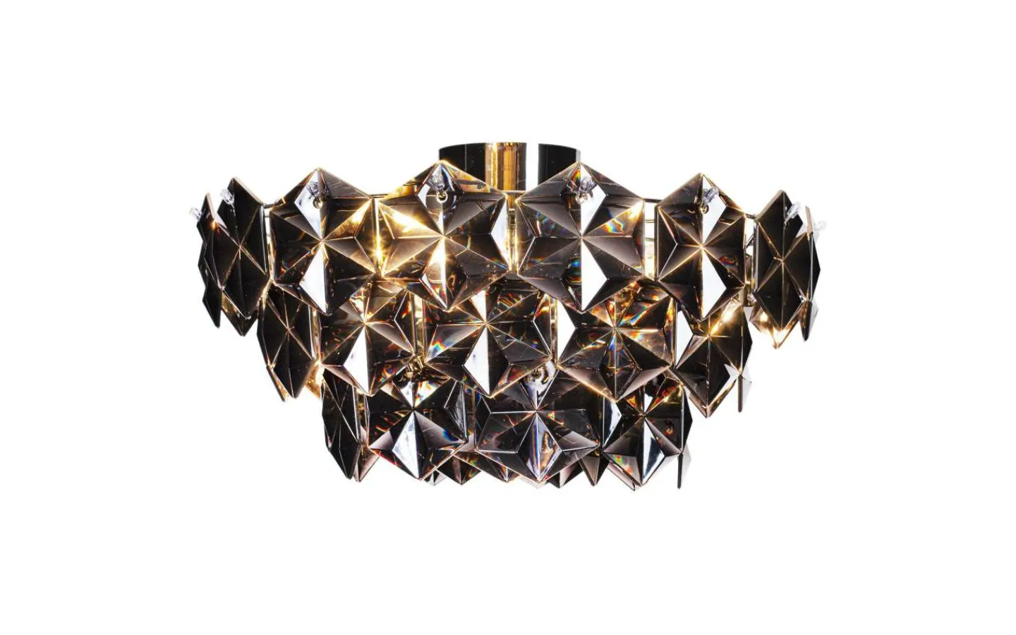 By Rydens Monarque Plafond Ø51cm Svart/Krom* Plafonder