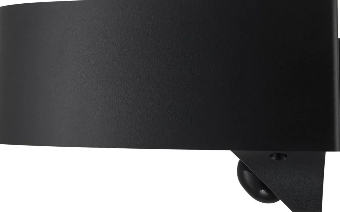 Monay Round Solcellslampa Sensor Vägglampa Svart IP44