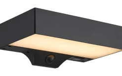 Solcellslampor Vägg<Nordlux Monay Square Solcellslampa Sensor Vägglampa Svart IP44