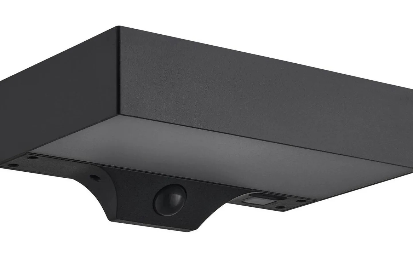 Solcellslampor Vägg<Nordlux Monay Square Solcellslampa Sensor Vägglampa Svart IP44