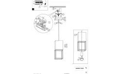 Fönsterlampor<Eglo Montebaldo Fönsterlampa 10cm GU10 LED 3000K 4,5W Svart/Guld