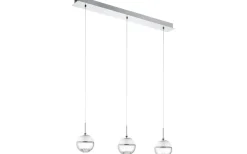 Avlånga Taklampor<Eglo Montefio Taklampa 87cm LED 3000K 3x5W Krom