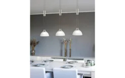 Avlånga Taklampor<Eglo Montefio Taklampa 89cm LED 3000K 3x6,5W Nickel