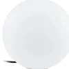 Utomhusdekorationer|Markbelysning<Eglo Monterolo Trädgårdsklot Ø30cm E27 Vit IP65