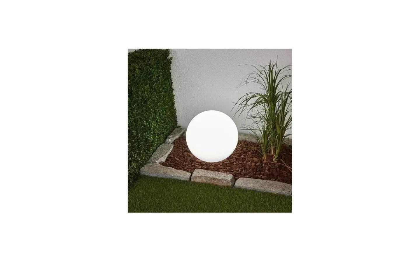 Utomhusdekorationer|Markbelysning<Eglo Monterolo Trädgårdsklot Ø30cm E27 Vit IP65