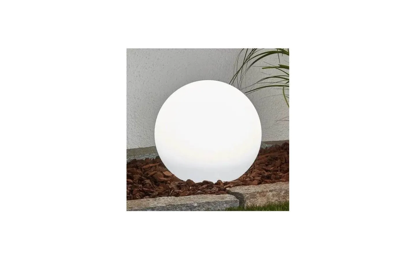 Eglo Monterolo Trädgårdsklot Ø50cm E27 Vit IP65* Utomhusdekorationer|Markbelysning