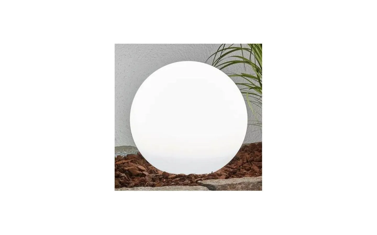 Eglo Monterolo Trädgårdsklot Ø50cm E27 Vit IP65* Utomhusdekorationer|Markbelysning