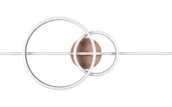 Trio Lighting Montilla Plafond LED svart/kaffebrun* Plafonder