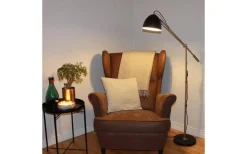 Oriva Montreal Golvlampa 140cm Svart* Golvläslampor