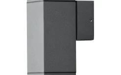 Konstsmide Monza Vägglampa Ned Kvadratisk GU10 Mörkgrå* Upp Eller Nedljus Lampor