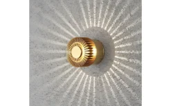 Kustnära Belysning|Vägglampor Utomhus<Konstsmide Monza Vägglampa 3W LED 3000K Mässing IP54