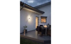 Kustnära Belysning|Vägglampor Utomhus<Konstsmide Monza Vägglampa 3W LED 3000K Mässing IP54