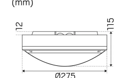 Vägglampor Utomhus<Hidealite Moon Public Eye 3000/4000K 16W Antracit IP65