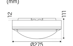 Vägglampor Utomhus<Hidealite Moon Public Round 3000/4000K 16W Antracit IP65