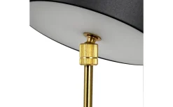 Dyberg Larsen Moonlight Uppladdningsbar Bordslampa 28,5cm LED 3000K 2W Svart/Mässing* Uppladdningsbara Lampor Inomhus|Bordslampor