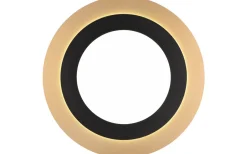 Morgan Plafond LED 45cm matt svart/guld