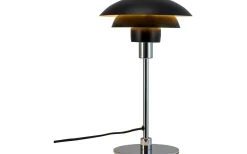 Dyberg Larsen Morph D21 Bordslampa 35cm Svart/Krom* Bordslampor