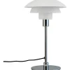 Bordslampor<Dyberg Larsen Morph D21 Bordslampa 35cm Vit/Krom