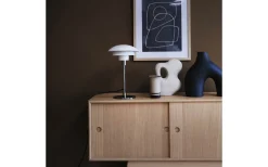 Bordslampor<Dyberg Larsen Morph D21 Bordslampa 35cm Vit/Krom