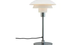 Bordslampor<Dyberg Larsen Morph D21 Bordslampa 35cm Vit/Krom