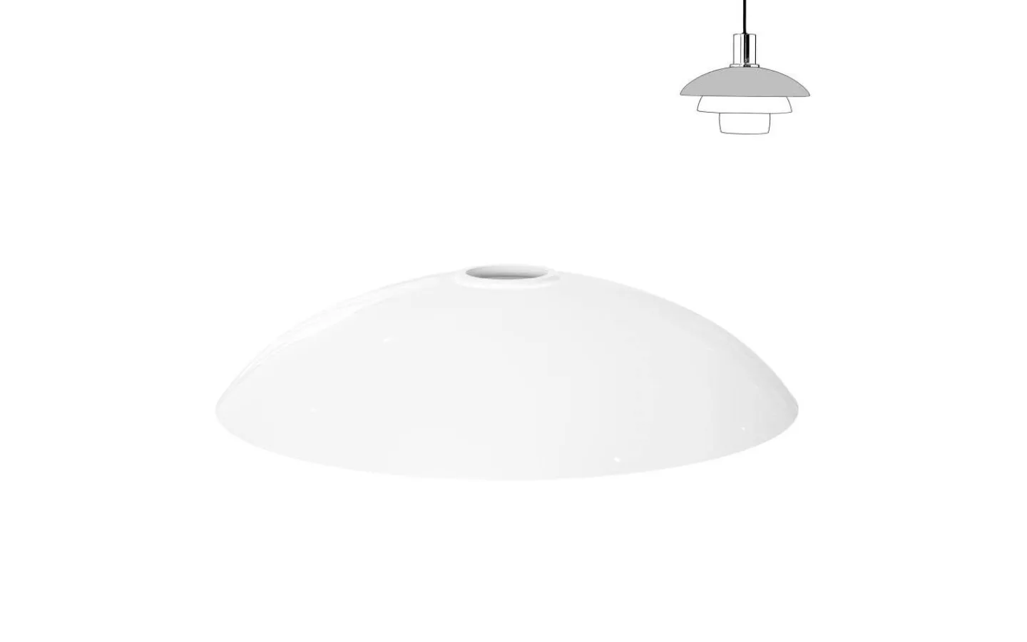 Dyberg Larsen Morph Reservglas Large till Bordslampa* Reservglas Och Reservdelar