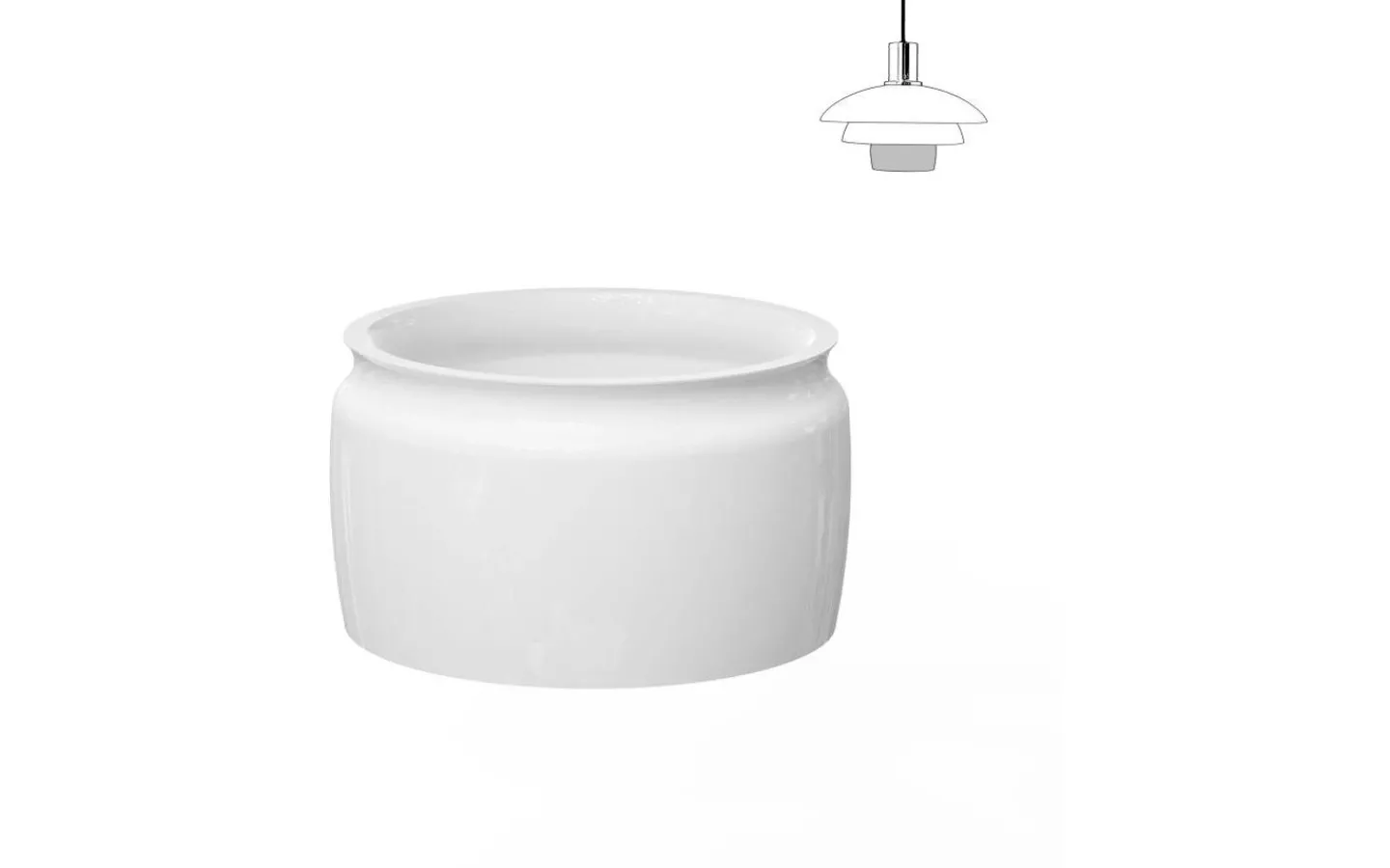 Dyberg Larsen Morph Reservglas Small till Pendel* Reservglas Och Reservdelar