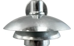 Dyberg Larsen Morph Vägglampa 24cm Galvaniserat Stål IP44* Kustnära Belysning|Vägglyktor