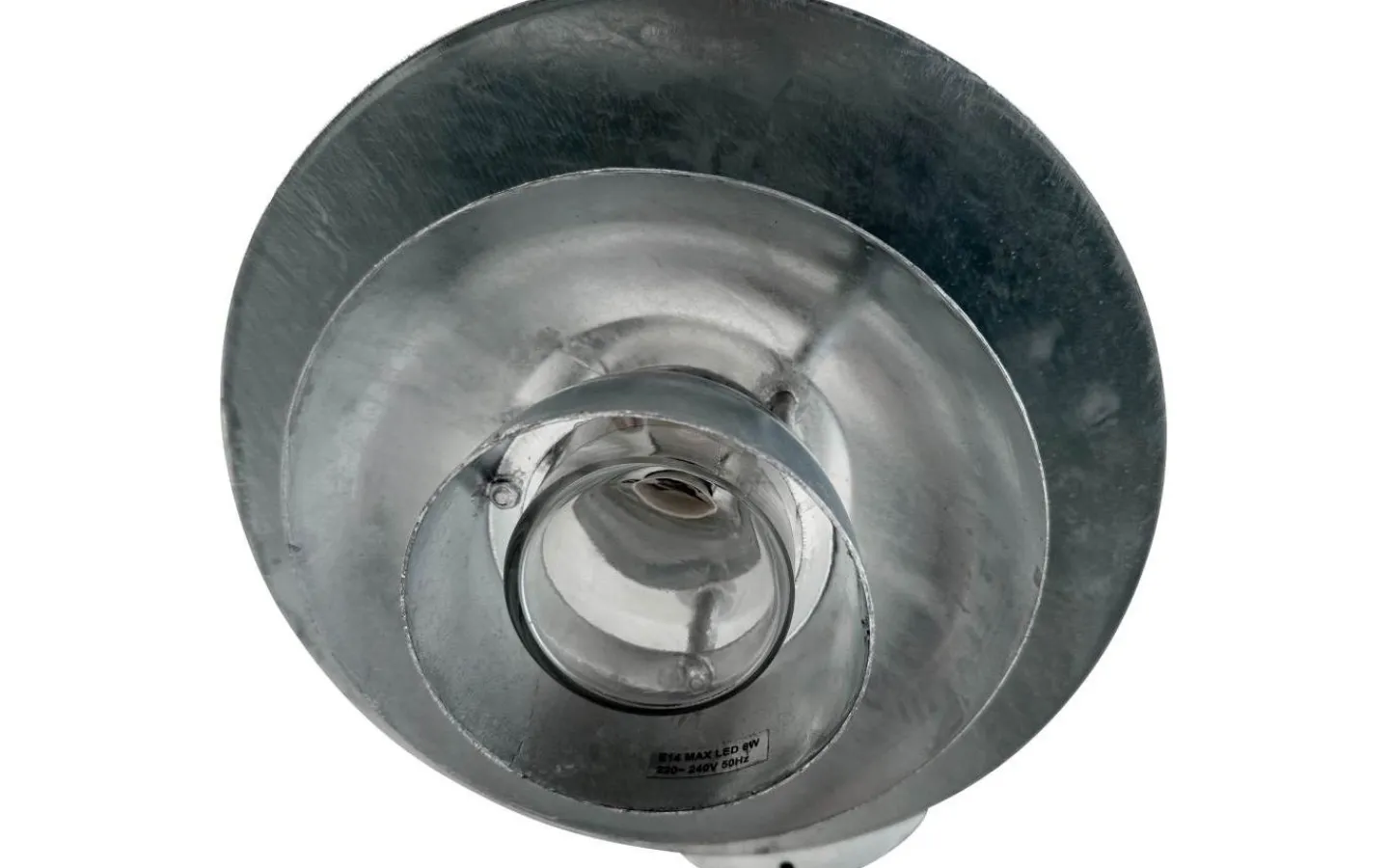 Dyberg Larsen Morph Vägglampa 24cm Galvaniserat Stål IP44* Kustnära Belysning|Vägglyktor