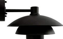 Dyberg Larsen Morph Vägglampa 30cm Svart IP44* Vägglyktor|Vägglampor Utomhus