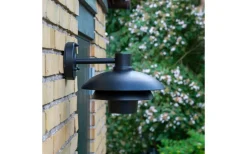 Morph Vägglampa 24cm Svart IP44