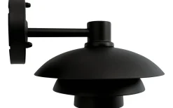 Morph Vägglampa 24cm Svart IP44