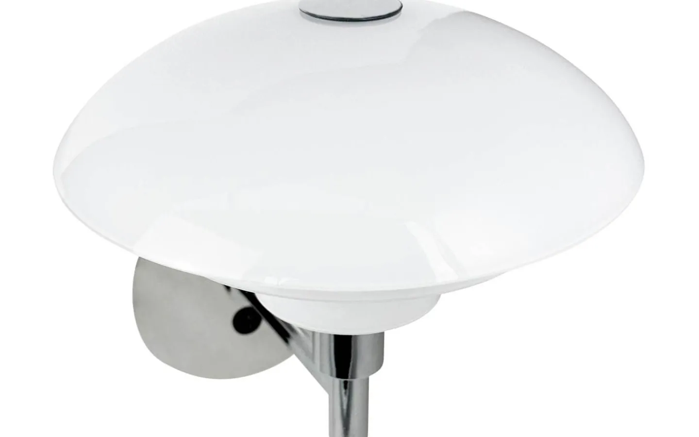 Lampetter|Läslampor<Dyberg Larsen Morph Vägglampa Opal/Krom