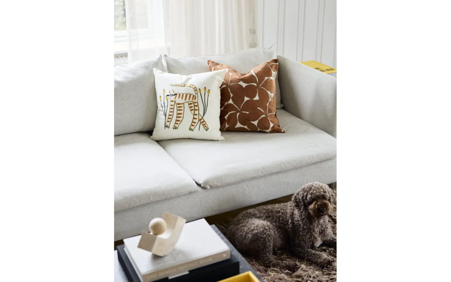 Kuddfodral<Svanefors Morris Kuddfodral Toast 45x45cm