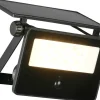 Moura solcellsdriven Vägglampa LED 15x14cm mattsvart rörelsesensor IP54