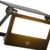 Moura solcellsdriven Vägglampa LED 17x20cm mattsvart rörelsesensor IP54